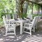 Highwood Usa Weatherly 7pc Rectangular Outdoor Patio Furniture Dining Set 72 x 42 AD-ST7WL1CO4AA-WHE - alternate 2